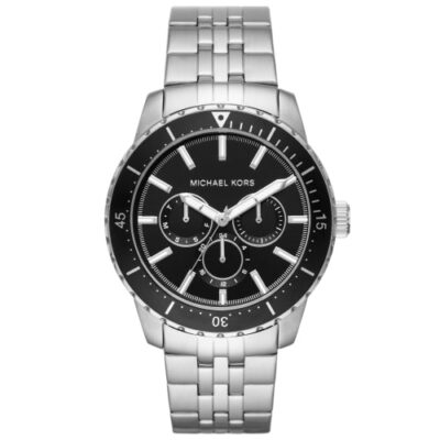 Michael Kors Men's Cunningham Black Dial 44mm Watch - MK7156